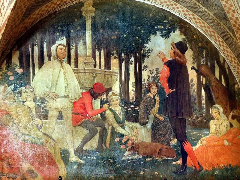 1868-Carlo Coppedè - Scene del Decamerone, 1916